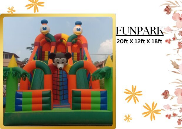 Funpark Inflatable Slide bouncy amusement