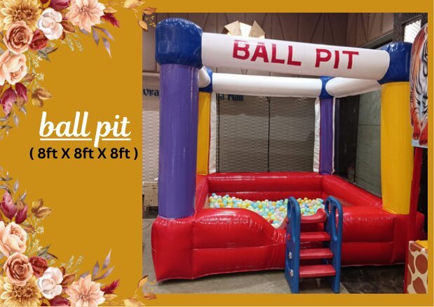 Ball Pit kids bouncy amusement rental Mumbai Ahmedabad