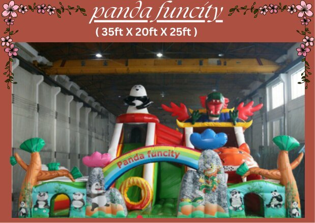 Panda Funcity bouncy amusement