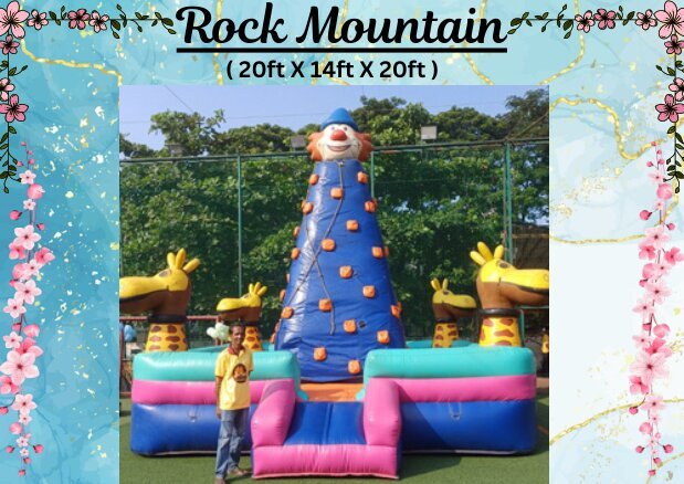 Rock Mountain kids bouncy amusement rental Mumbai Ahmedabad