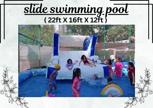 Slide Swimming Pool bouncy amusement