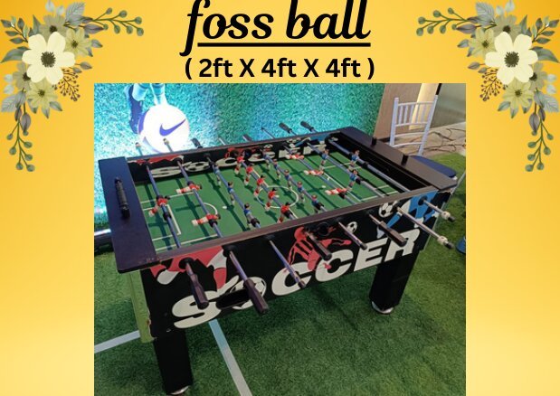 Foosball Table bouncy amusement