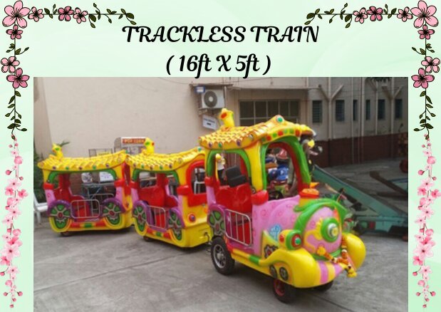 Trackless Train bouncy amusement