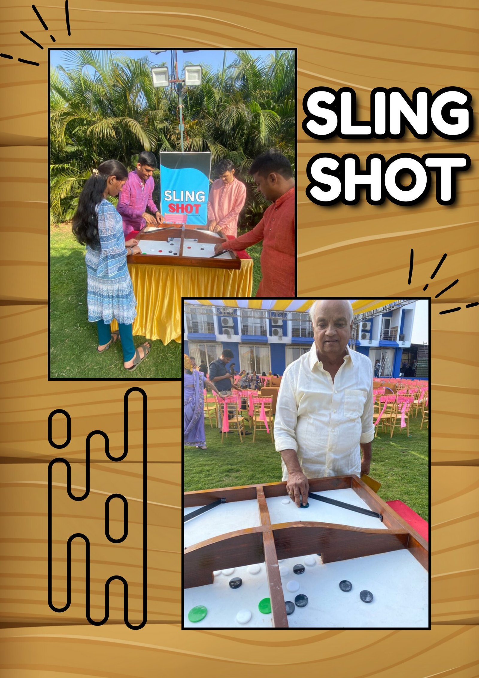 Sling Shot Wedding Setup on rent